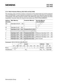 SLE 4442 M3.2 Datasheet Page 20