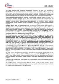 SLE 66CL80P NB Datasheet Page 9