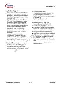 SLE 66CL81P NB Datasheet Page 5