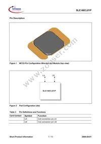 SLE 66CL81P NB Datasheet Page 7