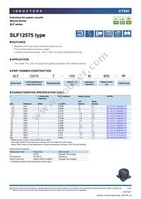 SLF12575T-1R2N8R2-PF Datasheet Cover