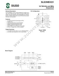 SLG3NB3331V Datasheet Cover