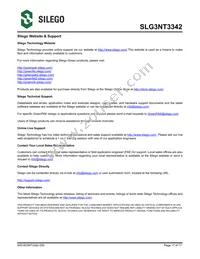 SLG3NT3342V Datasheet Page 17