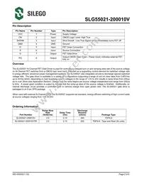 SLG55021-200010VTR Datasheet Page 2