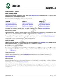 SLG55544V Datasheet Page 19