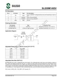SLG59M1495VTR Datasheet Page 2