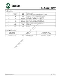 SLG59M1515VTR Datasheet Page 2