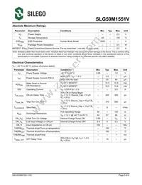 SLG59M1551VTR Datasheet Page 3