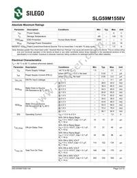 SLG59M1558VTR Datasheet Page 3