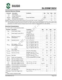 SLG59M1563VTR Datasheet Page 3