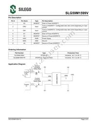 SLG59M1599VTR Datasheet Page 2