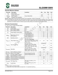 SLG59M1599VTR Datasheet Page 4