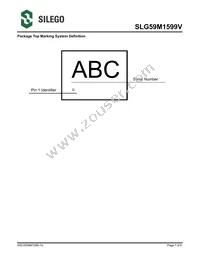 SLG59M1599VTR Datasheet Page 7