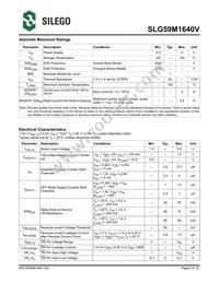 SLG59M1640V Datasheet Page 3