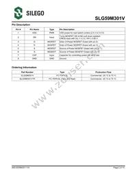 SLG59M301VTR Datasheet Page 2