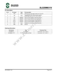 SLG59M611VTR Datasheet Page 2