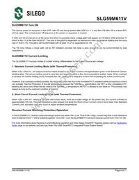 SLG59M611VTR Datasheet Page 4