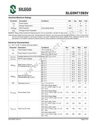SLG5NT1593VTR Datasheet Page 3