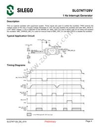 SLG7NT128VTR Datasheet Page 4