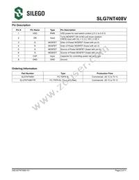 SLG7NT408VTR Datasheet Page 2