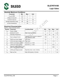 SLG7NT4180VTR Datasheet Page 4