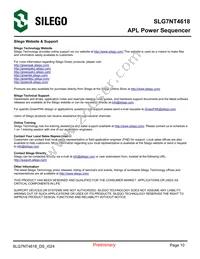 SLG7NT4618V Datasheet Page 10