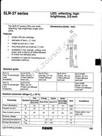 SLR-37VC3F Datasheet Cover