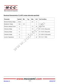 SLVU2.8-4-TP Datasheet Page 2