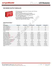 SM-ODC5ML Datasheet Cover