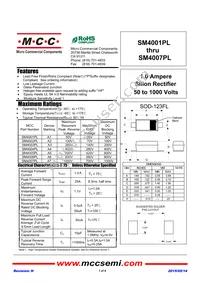 SM4003PL-TP Datasheet Cover