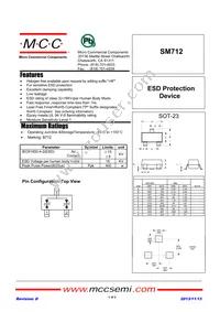 SM712-TP Datasheet Cover