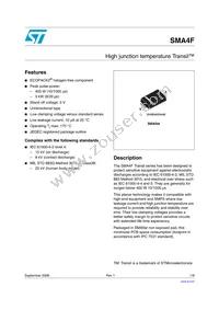 SMA4F5.0A-TR Datasheet Cover