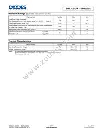SMBJ11A-13-F Datasheet Page 2