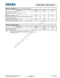 SMBJ20CAQ-13-F Datasheet Page 2
