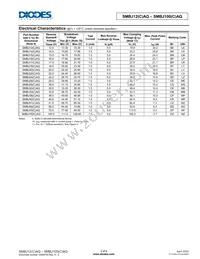SMBJ20CAQ-13-F Datasheet Page 3