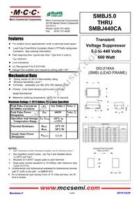 SMBJ300A-TP Datasheet Cover