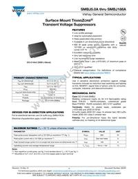 SMBJ8.0CA-E3/51 Datasheet Cover