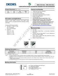 SMCJ16CAQ-13-F Datasheet Cover