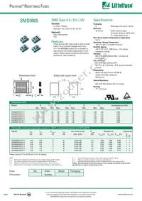 SMD0805P050TFA Datasheet Cover