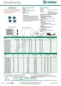 SMD1812P110TFA Datasheet Cover
