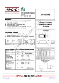 SMD22WS-TP Datasheet Cover