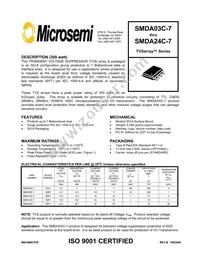 SMDA24C-7 Datasheet Cover