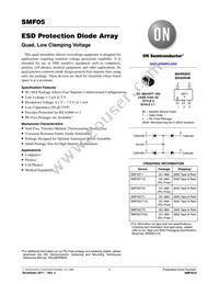 SMF05T1 Datasheet Cover