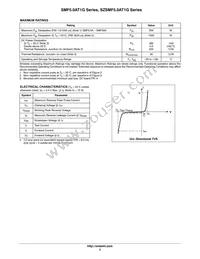 SMF13AT1G Datasheet Page 2