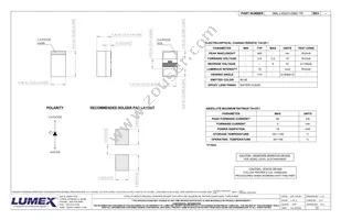 SML-LX0201USBC-TR Datasheet Cover