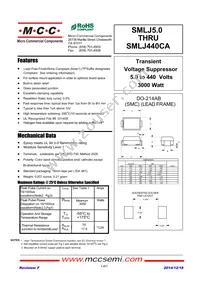 SMLJ85A-TP Datasheet Cover