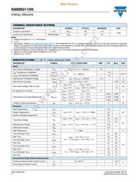 SMMB911DK-T1-GE3 Datasheet Page 2