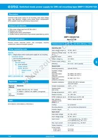 SMP11-S20-DC24V-10A Datasheet Cover