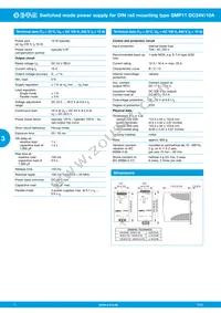 SMP11-S20-DC24V-10A Datasheet Page 2