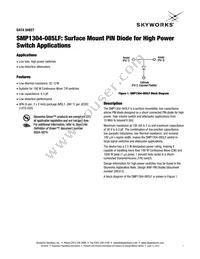 SMP1304-085LF Datasheet Cover